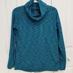 Marc New York Teal Cowl Neck Sweater Size M